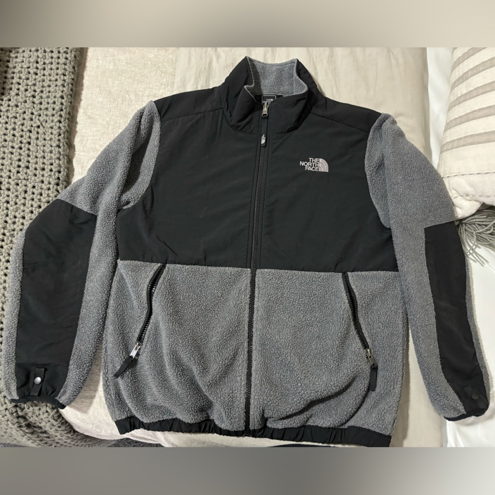 Boys North Face fleece zip-up jacket